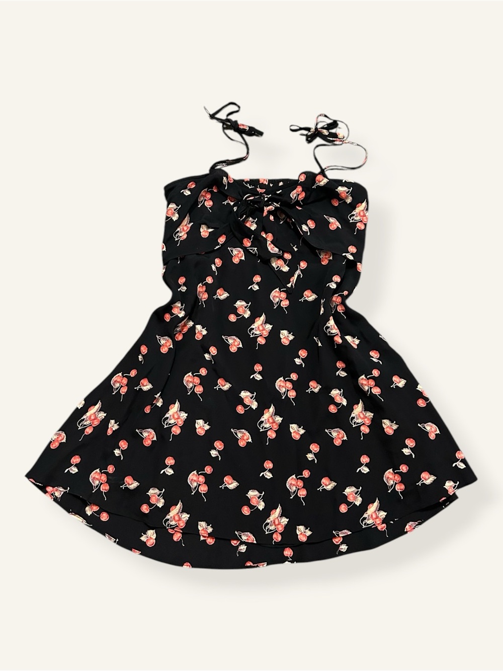 For Love and Lemons open back cherry cami dress